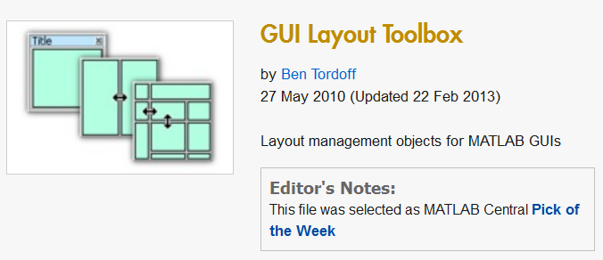 GUI Layout Toolbox