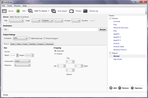 GUI HandBrake